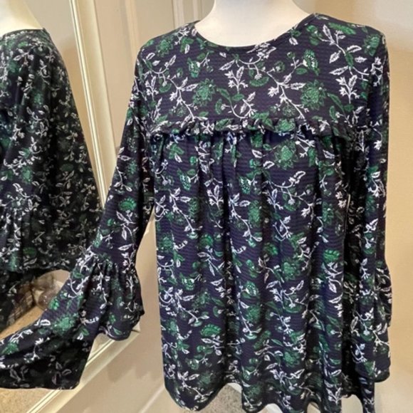 MICHAEL Michael Kors Tops - 3 for $22 - Michael Michael Kors Double-bell Long Sleeve Top - M